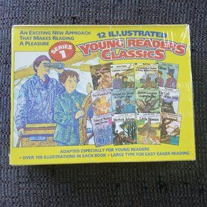 Young Readers Classics 12 Illustrated Books Great For Homeschooling Large Print